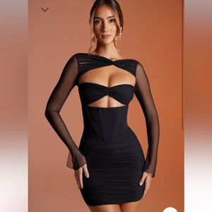 OH POLLY Black Long sleeve dress